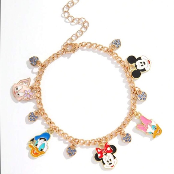 Disney’s Mickey Mouse & Friends Charm Bracelet, Disney Charm Bracelet - Picture 1 of 4